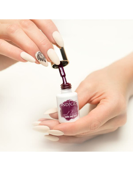 Dark Amethyst Gel Brush 5 ml