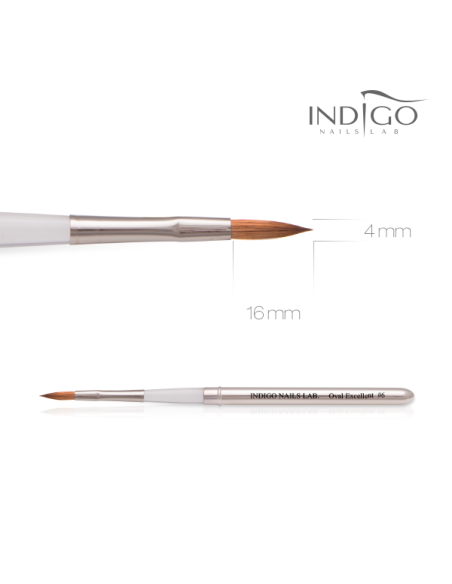 Indigo Brush Oval Excellent No 6