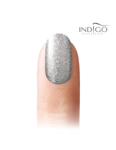 Silver Cha Cha Glitter Gel Polish 7 ml