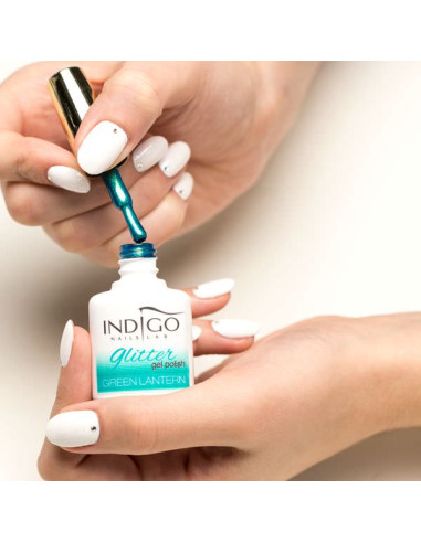 Green Lantern Glitter Gel Polish 7 ml