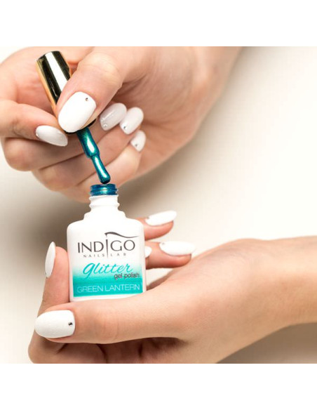 Green Lantern Glitter Gel Polish 7 ml