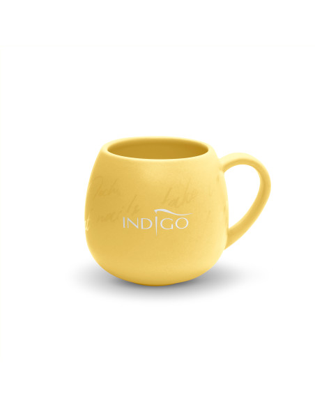 Indigo yellow Ceramic Mug
