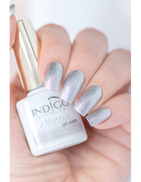 Silver Princess Glitter Gel Polish 7ml