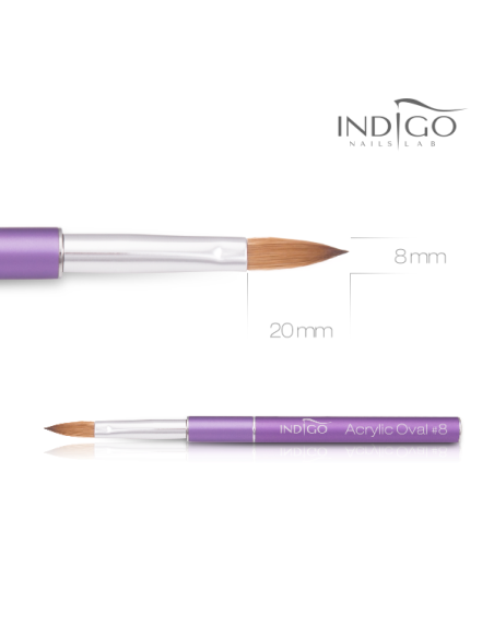 Indigo Acrylic Brush No 8
