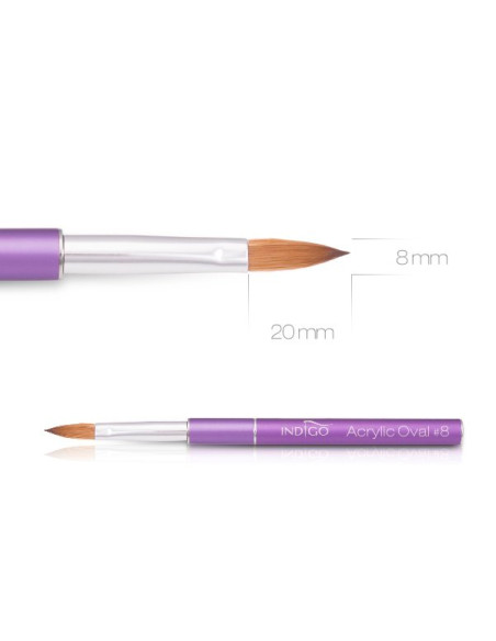 Indigo Acrylic Brush No 8