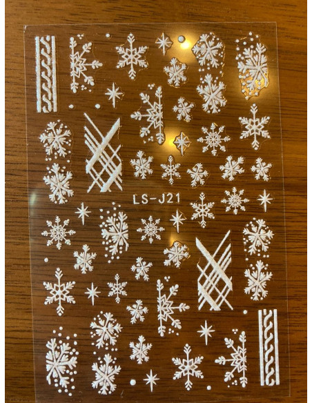 Nail stickers - snowflakes